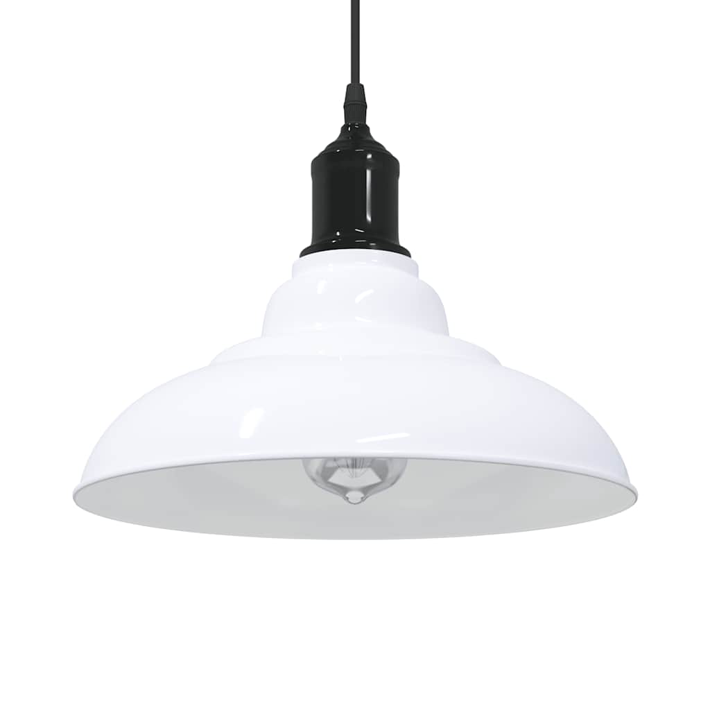 Lampada a sospensione Vidaxx regolabile in altezza e27 ø31 cm in metallo bianco lucido