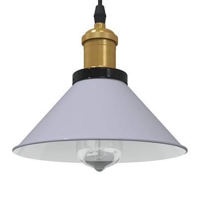 Vidaxx lámpara colgante regulable en altura e27 ø22 cm metal gris brillo