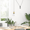 Lampada a sospensione Vidaxx regolabile in altezza e27 ø22 cm in metallo bianco lucido