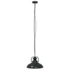 Vidaxl hanglamp e27 ø 31 cm ijzer zwart