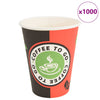 Vidaxl CARQUE COARE CAPS 1000 ST 12oz 300 ml di rosso e nero