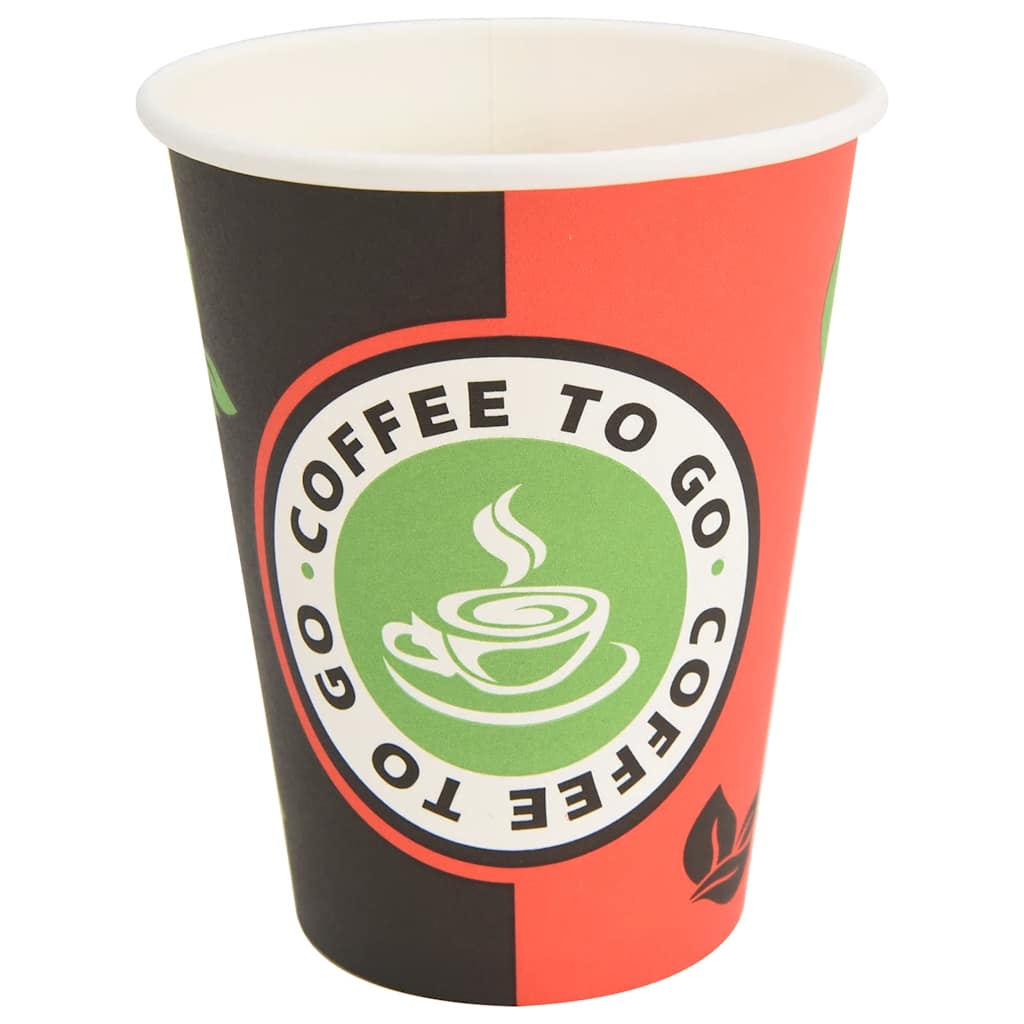 Vidaxl CARQUE COARE CAPS 1000 ST 12oz 300 ml di rosso e nero