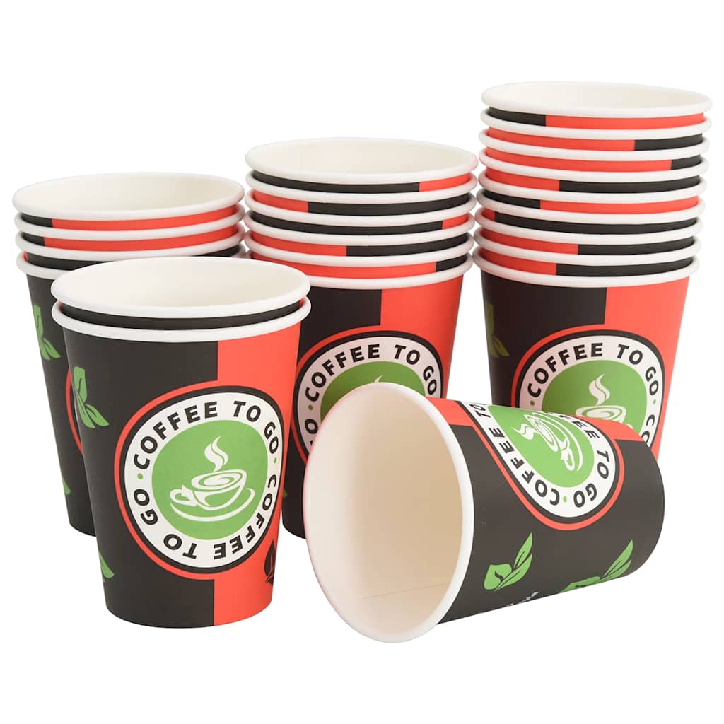 Vidaxl CARQUE COARE CAPS 1000 ST 12oz 300 ml di rosso e nero