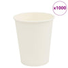 Vidaxl Paper Coffee Tazze da 1000 pezzi 8oz 200 ml di bianco
