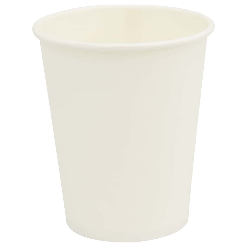 Vidaxl Paper Coffee Tazze da 1000 pezzi 8oz 200 ml di bianco