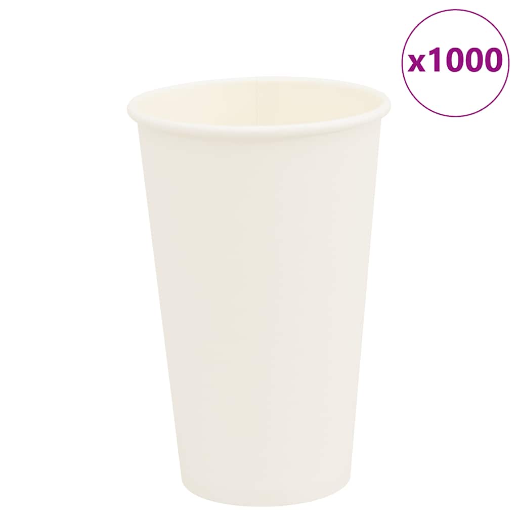 Vidaxl CARQUE COARE CAPS 1000 ST 16oz 400 ml bianco