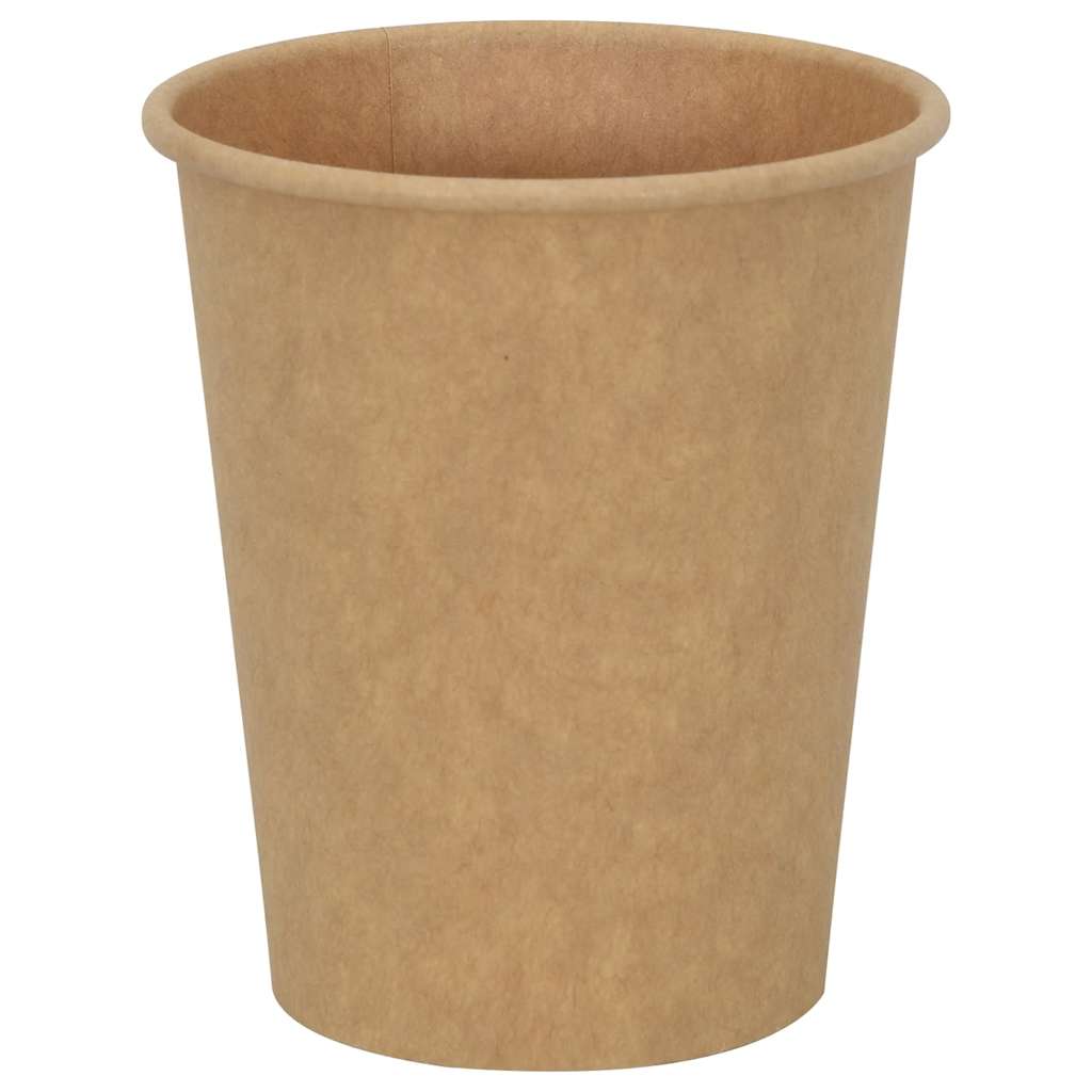 Vidaxl Paper Coffee Tazze 1000 pezzi 8oz 200 ml marrone