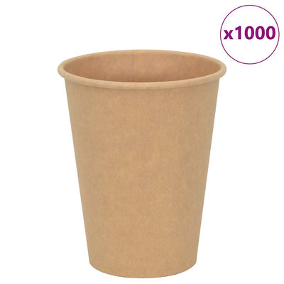 Vidaxl CARQUE COARE CAPS 1000 pezzi 12oz 300 ml marrone