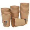 Vidaxl Paper Coffee Cazs 1000 PCS 12oz 300 ml de marrón