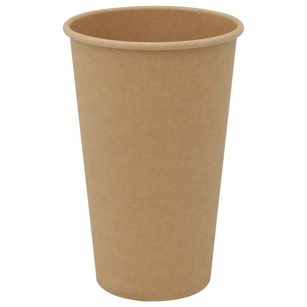 Vidaxl Paper Coffee Cazs 1000 ST 16oz 400 ml de marrón