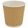 Vidaxl Paper Coffee Cazs 1000 PCOZ 100 ml de marrón