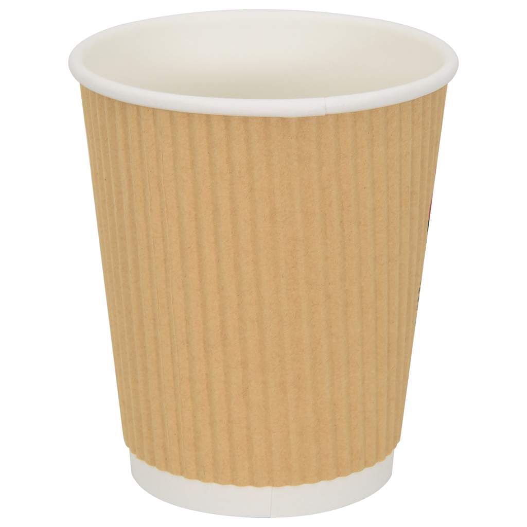 Vidaxl Paper Coffee Cazs 500 PCS 8 oz 200 ml de marrón