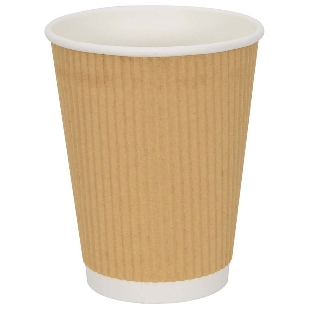 Vidaxl Paper Coffee Cazs 500 PCS 12oz 300 ml de marrón