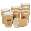 Vidaxl Paper Coffee Cazs 500 PCS 12oz 300 ml de marrón