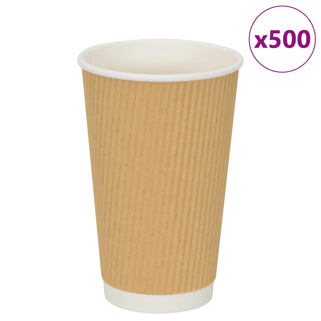 Vidaxl CARQUE COARE CAPS 500 ST 16OZE 400 ml marrone