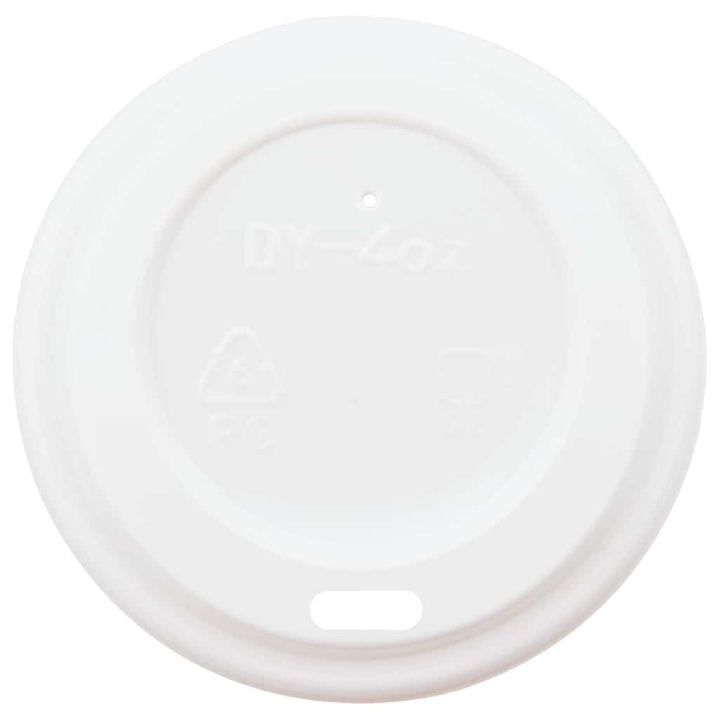VIDAXL CAPS COARE CAFE LODS Ø60 mm 4oz 1000 St Plastic White