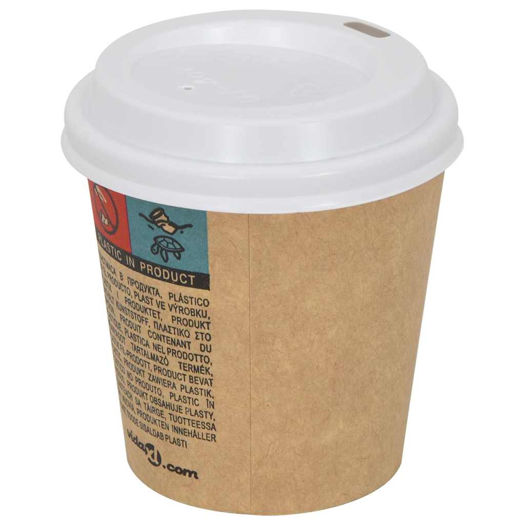 VIDAXL CAPS COARE CAFE LODS Ø60 mm 4oz 1000 St Plastic White