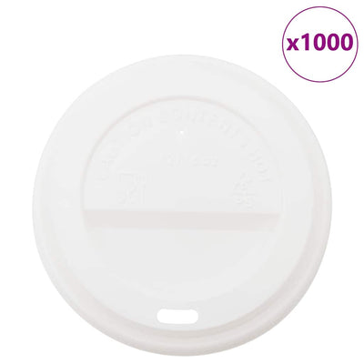 Vidaxl Paper Coffee Cup Lods Ø90 mm 12 oz y 16 oz 1000 ° de plástico