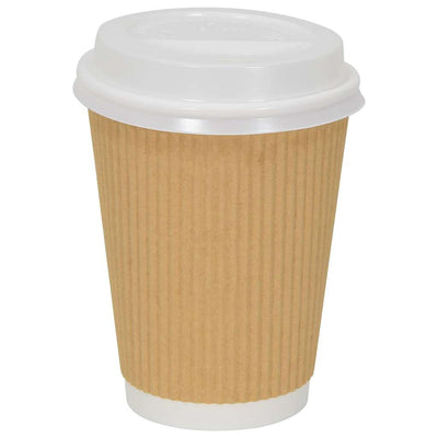 Vidaxl Paper Coffee Cup Lods Ø90 mm 12 oz y 16 oz 1000 ° de plástico