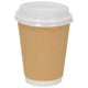 Vidaxl Paper Coffee Cup Lods Ø90 mm 12 oz y 16 oz 1000 ° de plástico
