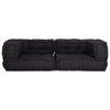 Divano componibile VidaXL 2 posti 140x70x36 tessuto antracite