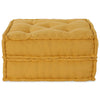 Divano componibile VidaXL 70x70x36 tessuto giallo