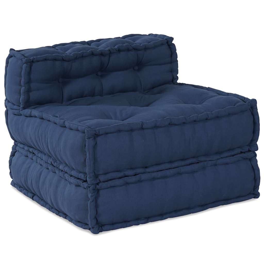 Vidaxx sofá modular índigo 70 x 70 x 56 cm tela