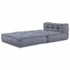 Vidaxl modulair bank grijs 70 x 70 x 56 cm stof