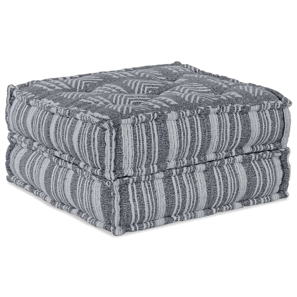 Sofá modular vidaxl estampado gris 70 x 70 x 36 cm tela