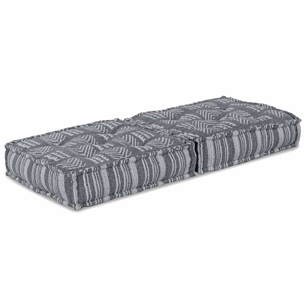 Sofá modular vidaxl estampado gris 70 x 70 x 36 cm tela