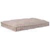 Divano modulare Vidaxx tessuto marrone chiaro 120 x 80 x 12 cm