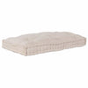 VidaXL sofá modular crema 120 x 80 x 12 cm tela