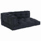 Divano componibile Vidaxl 3 pz tessuto antracite 120 x 80 x 38 cm