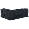 Divano componibile Vidaxl 3 pz tessuto antracite 120 x 80 x 38 cm