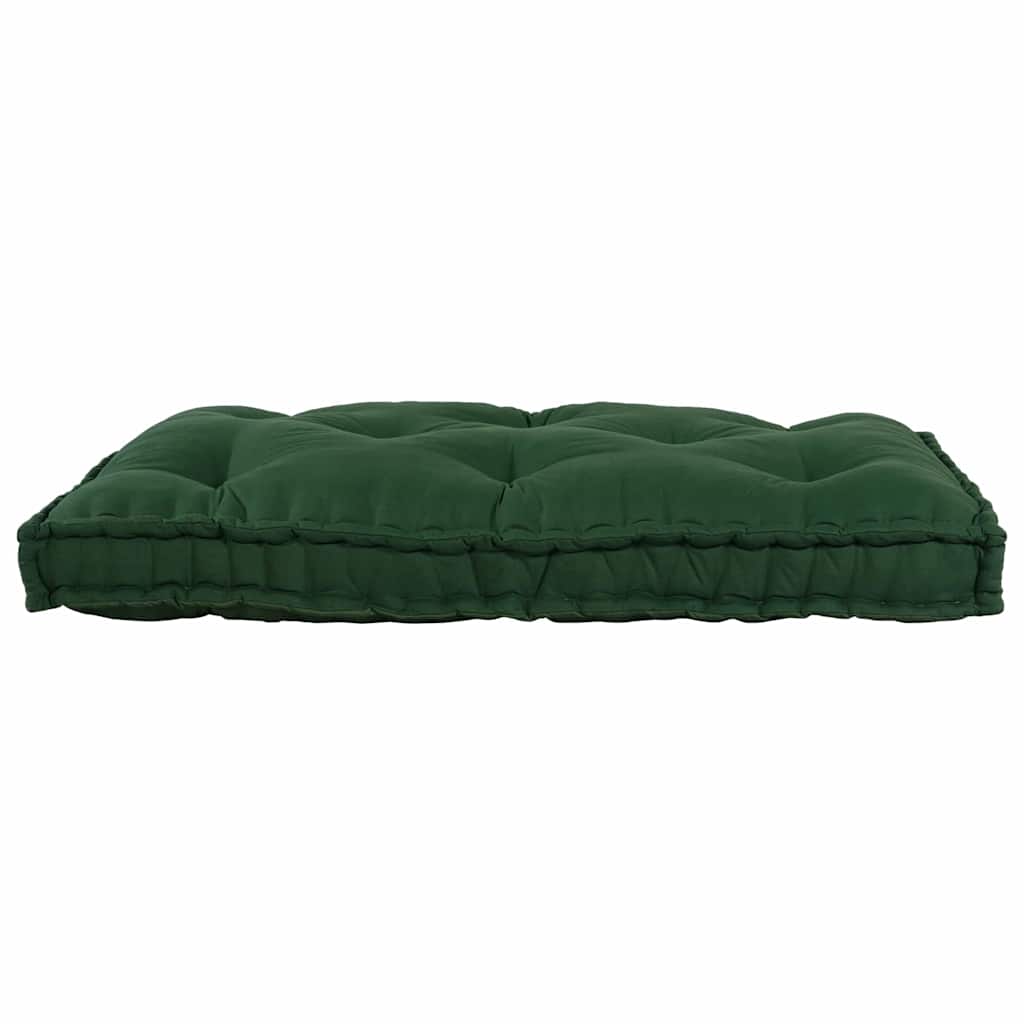 VidaXL sofá modular verde 120 x 80 x 12 cm tela