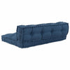 VidaXL sofá modular 2 piezas índigo 120 x 80 x 38 cm tela