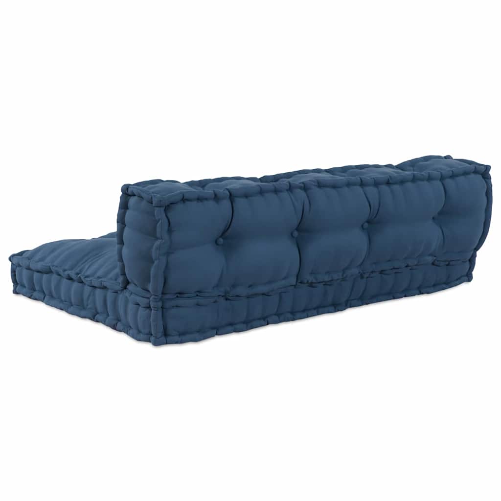 VidaXL sofá modular 2 piezas índigo 120 x 80 x 38 cm tela