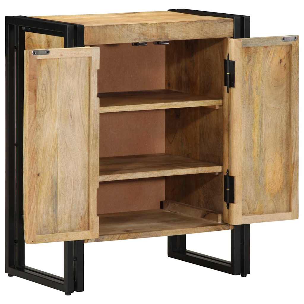 Scarpiera Vidaxx con ripiano marrone 56 x 35 x 70 cm in legno massello di mango