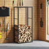 Vidaxx leñero 55x30x116 cm acero negro