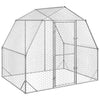 Vidaxl Chicken Run 2.5x2x2.25 M M Galvanized Steel