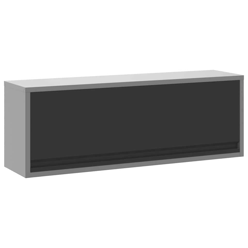 Armadio portautensili Vidaxx con contenitore nero e grigio 100 x 25 x 35 cm