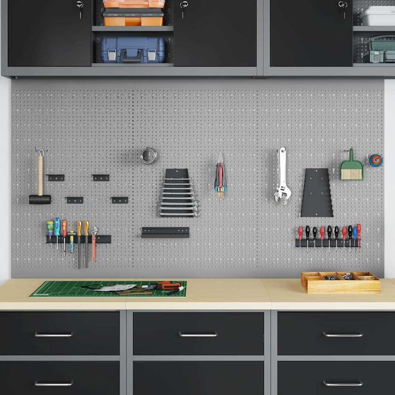 Pannello da parete Vidaxx Tools 3 pezzi grigio 150 x 1 x 80 cm