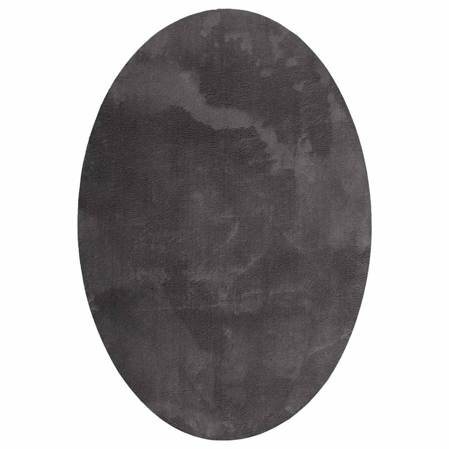 Vidaxl vloerkleden ovaal huarte antraciet 120 x 170 cm 100% polyester