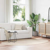 Vidaxl vloerkleden ovaal huarte beige 160 x 230 cm 100% polyester