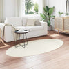 Vidaxl vloerkleden ovaal huarte crème 100 x 200 cm 100% polyester