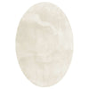 Vidaxl vloerkleden ovaal huarte crème 120 x 170 cm 100% polyester