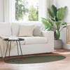 Vidaxl vloerkleden ovaal huarte bosgroen 80 x 150 cm 100% polyester