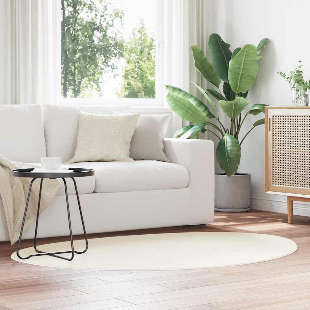 Tappeti VidaXL Huarte Crema 100 x 200 cm poliestere
