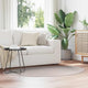 Vidaxl vloerkleden huarte zand 120 x 170 cm polyester
