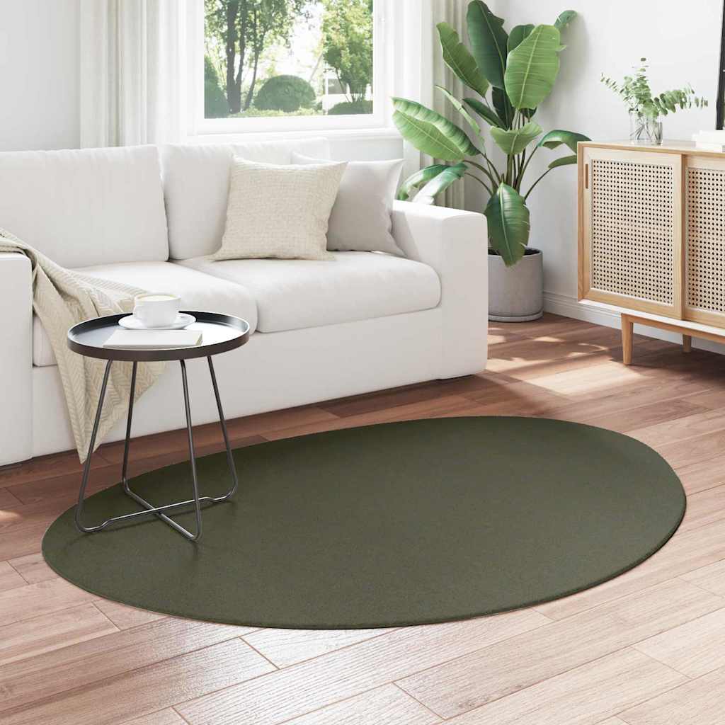 Vidaxl vloerkleden huarte bosgroen 120 x 170 cm polyester